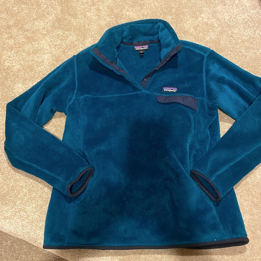 Patagonia Teal Fleece Sweater